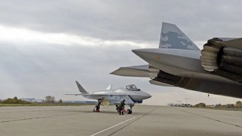 Russia prepares to compete with American F-35 releases first picture of Su-75 Know the specialty