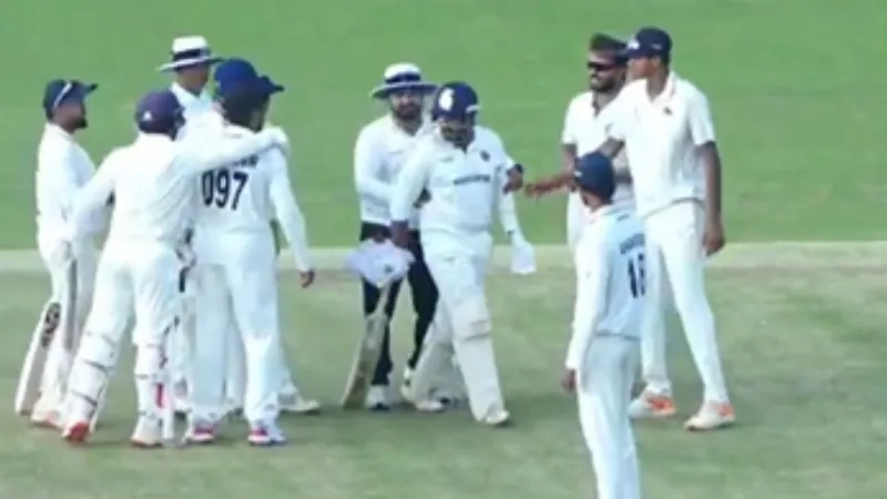 Prithvi Shaw scored a century ran this player with the bat Know what is the whole matter