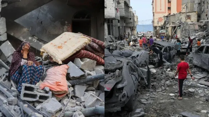 Israel terrible destruction in Gaza take 10 years to remove the debris UN report came out