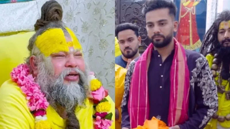संत प्रेमानंनद के द्वार पहुंचे एल्विश यादव, आशीर्वाद लेते ही किया ये वादा