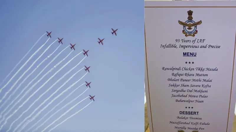 Dinner organized on the foundation day of Indian Air Force