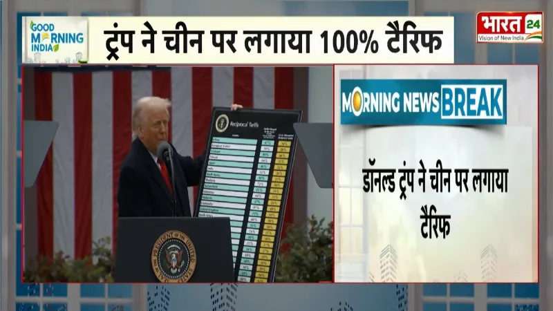 Donald Trump Tariff : ट्रंप ने चीन पर लगाया 100% टैरिफ, 1 नवंबर से होगा लागू
