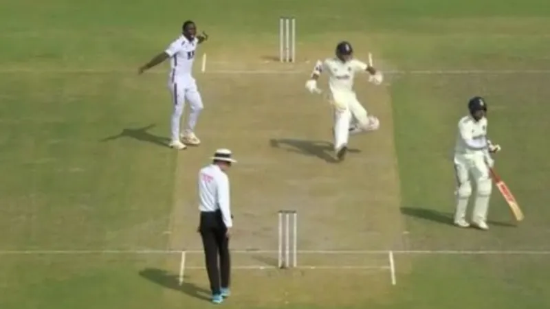 India Vs west indiees match shubhman and yashasvi confusion got run out