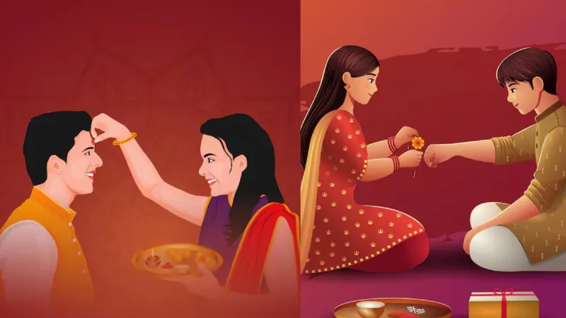 भाई दूज और रक्षाबंधन: भाई-बहन के प्रेम और सुरक्षा के दो पावन त्योहार, जानें दोनों में क्या है अंतर