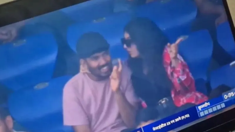 थप्पड़ मारे फिर गर्दन पकड़कर...INDvsWI के LIVE मैच में कपल में हुई नोकझोंक; Viral VIDEO