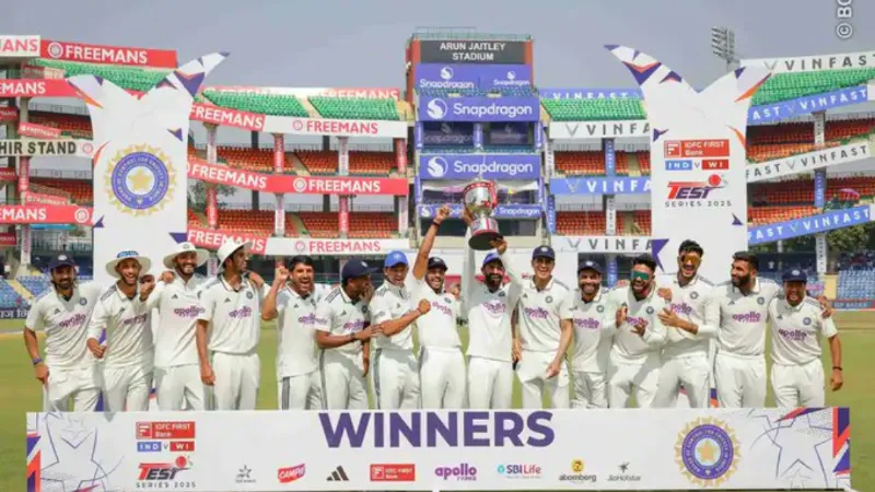 IND vs WI: वेस्टइंडीज़ को 2-0 से हराकर टीम इंडिया ने मारी बड़ी छलांग, जानें WTC रैंकिंग में अब कहां है भारत