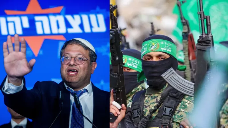 Nazi terrorism understands language weapons Israeli Minister Ben Gvir lashed out Hamas