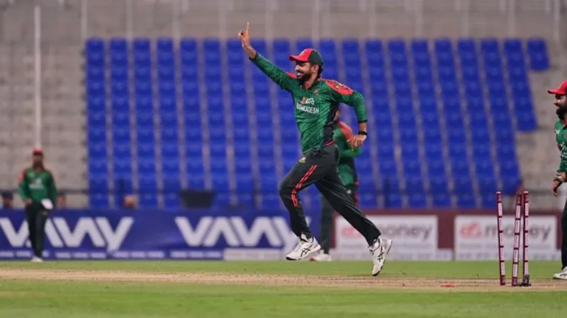 Bangladesh and afghanistan test odi match all team out on zero fans got angry