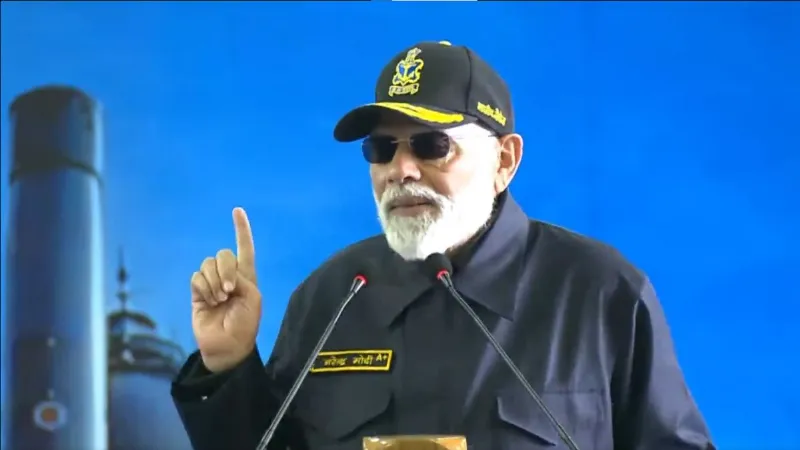 Modi celebrates Diwali with sailors on board INS Vikrant