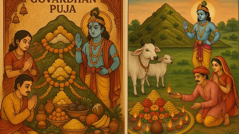 Govardhan Puja 2025 Shubh Muhurt and vidhi details here