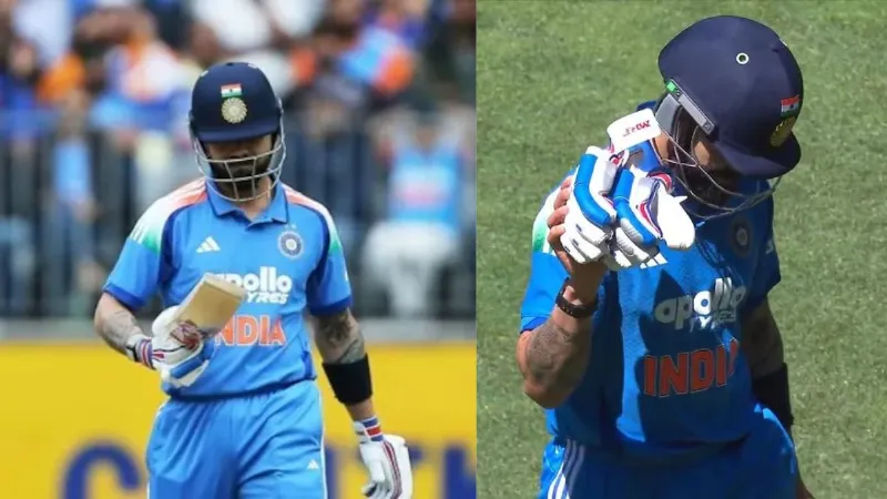 Is Virat Kohli going to retire signaled after getting out