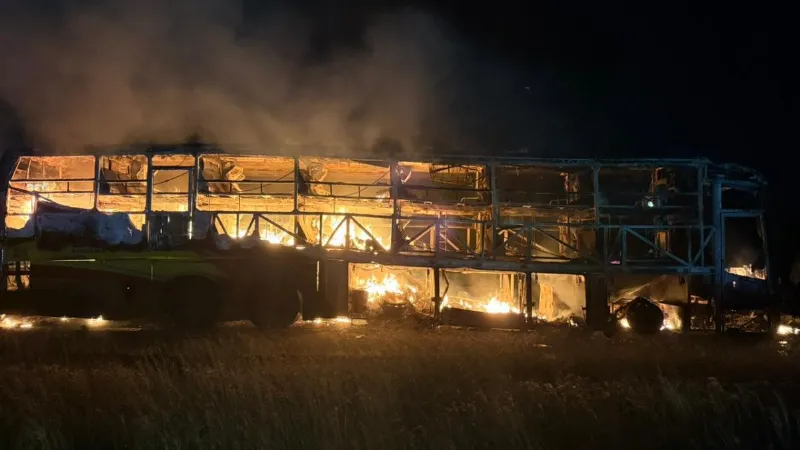 How Hyderabad bus accident happened 20 people died in incident pm modi condoles