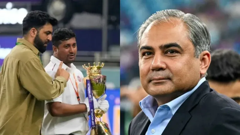 Mohsin Naqvi seizes Asia Cup trophy again trophy moved from Dubai to Abu Dhabi