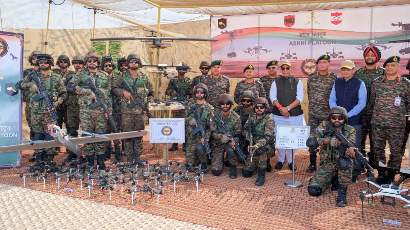 भारत ने दिखाई भैरव बटालियन की शक्ति, राजनाथ सिंह ने कहा- अब हर चुनौती का जवाब तैयार