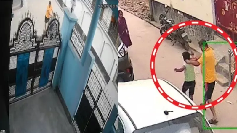 Gorakhpur teacher caught on CCTV brutally beats Class 3 student over cricket ball dispute