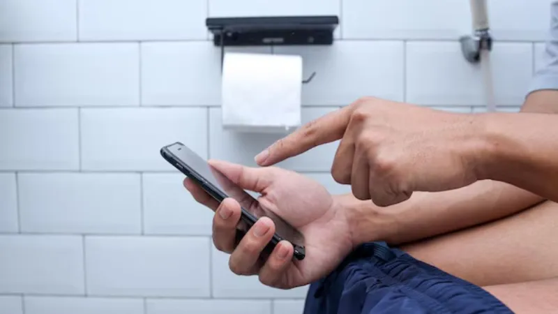 Do you use your phone in the toilet Here s how it could harm your health