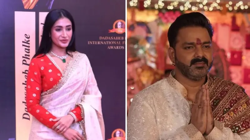'पवन सिंह की धना'...जब साड़ी पहने आई नजर, लोगों ने कुछ ऐसे किया रिएक्ट