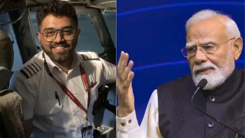 'आप हीरो हैं...' PM मोदी ने की भारतीय पायलट कैप्टन स्मित मच्छार की तारीफ, बोले- आपकी बहादुरी पर देश को गर्व