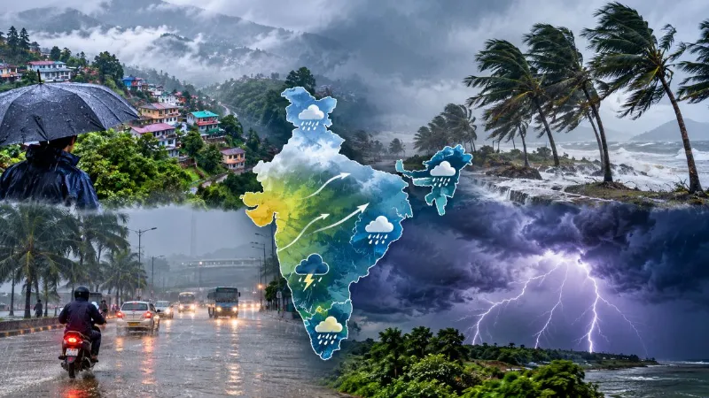 Kal Ka Mausam: कहीं मूसलाधार बारिश तो कहीं 50 KM की रफ्तार से हवाएं... जानिए कल कैसा रहेगा मौसम