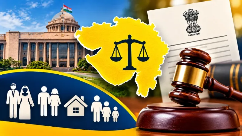 गुजरात में लागू हुआ UCC कानून, शादी, लिव-इन से लेकर संपत्ति के बंटवारे तक बदलेंगे ये 5 बड़े नियम