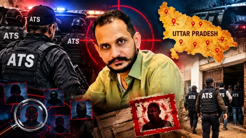 Intense ATS crackdown on the Shahzad Bhatti network raids across UP