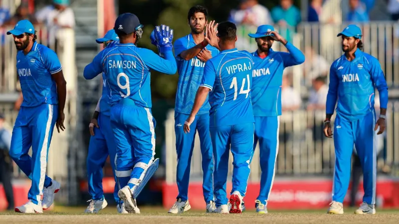 Asian Games IND vs PAK Abhishek Tilak Dubey Bumrah shine India wins gold defeating Pakistan