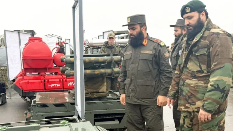 Taliban Pakistan nurtured has now become a threat to weapons training in Russia