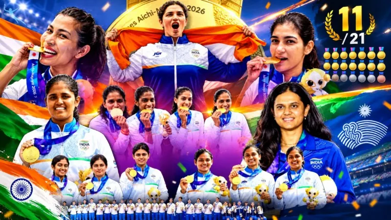 Indian women clinch 11 out of 21 gold medals history at the Asian Games