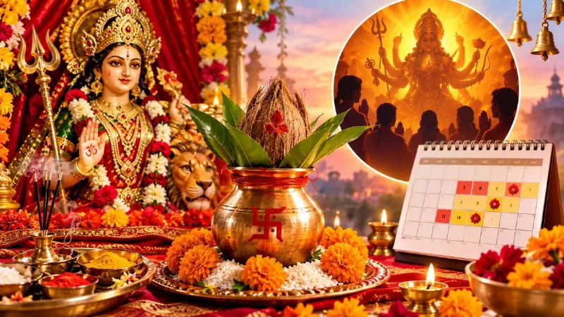 shardiya-navratri-2026-10-or-11-october-ghatasthapana-muhurat