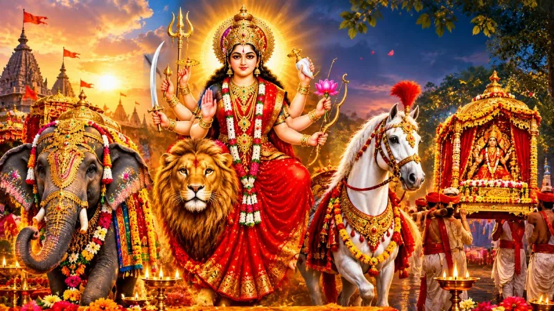 navratri-2026-maa-durga-arrival-departure-vehicle