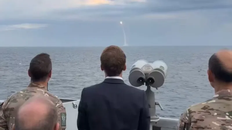 Major test for France amidst tensions with Russia M51.3 missile fired from nuclear submarine