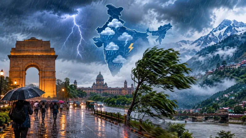 Kal Ka Mausam: दिल्ली-NCR समेत इन राज्यों में बदलेगा मौसम, बारिश-आंधी का अलर्ट