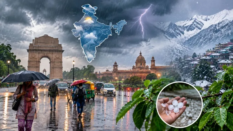 Kal Ka Mausam: 10 अक्टूबर को 16 राज्यों में बारिश का अलर्ट! दिल्ली-UP से बिहार तक बदलेगा मौसम