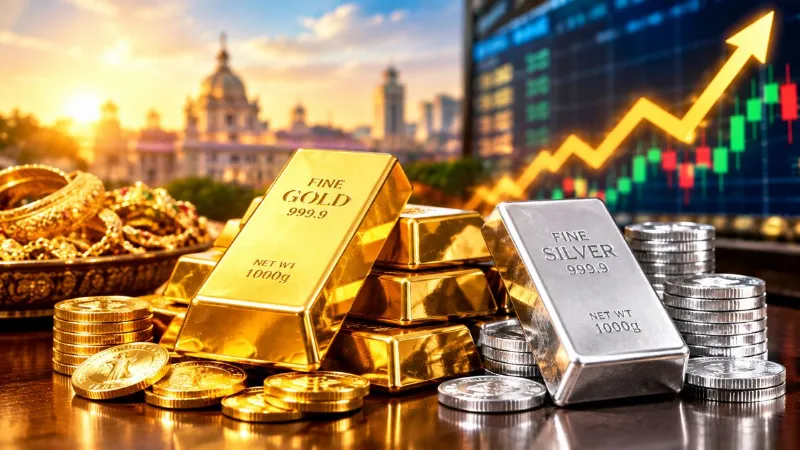 Gold-Silver Price: सोने ने फिर पकड़ी रफ्तार, चांदी भी चमकी! दो दिन में गोल्ड ₹4,600 महंगा Gold-Silver Price: सोने ने फिर पकड़ी रफ्तार, चांदी भी चमकी! दो दिन में गोल्ड ₹4,600 महंगा