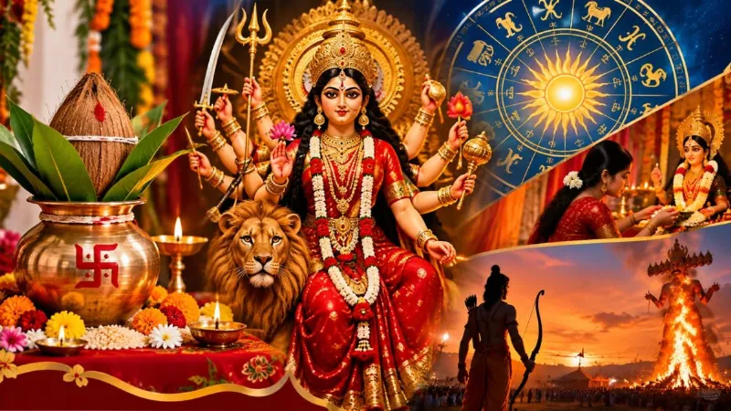 Shardiya Navratri 2026 Kalash Sthapana auspicious timings for nine days
