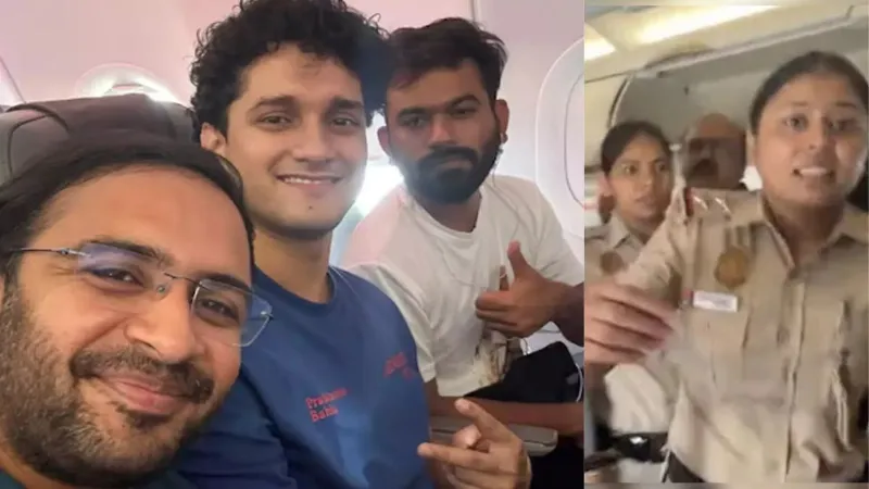 दिल्ली एयरपोर्ट पर हिरासत में लिए गए अभिजीत दिपके-सौरव दास और आशुतोष, फ्लाइट के अंदर पहुंची पुलिस