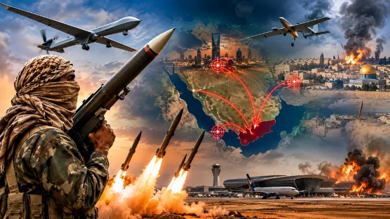 How Houthis attacks Saudi Arabia to Israel Which missiles and drones