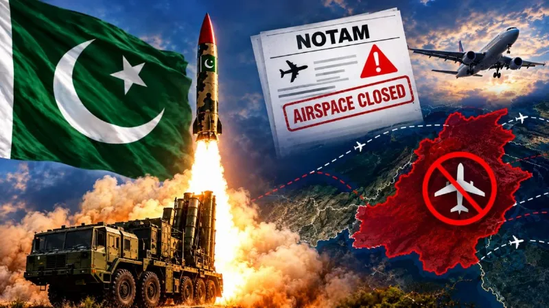 Pakistan issues new NOTAM is it preparing for another missile test