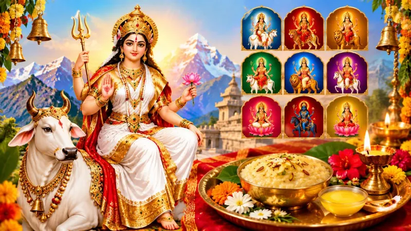 Navratri Bhog 9 Days List Maa Durga Offerings Today
