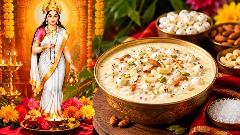navratri-day-2-maa-brahmacharini-makhana-sugar-kheer-recipe