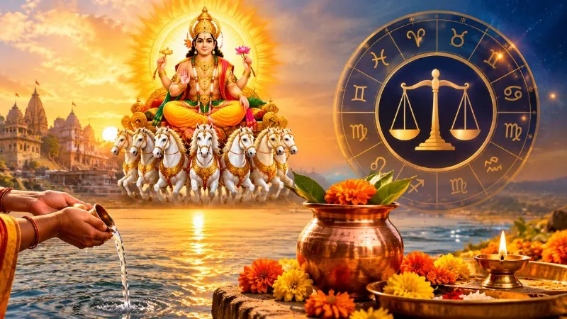 Tula Sankranti 2026: 17 अक्टूबर को सूर्य देव बदलेंगे राशि, जानें पुण्य काल और महा पुण्य काल का समय