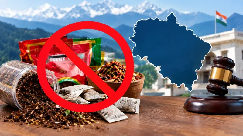 उत्तराखंड सरकार ने गुटखा-पान मसाला पर लगाया बैन, एक साल तक नहीं बिकेंगे तंबाकू-निकोटिन वाले उत्पाद