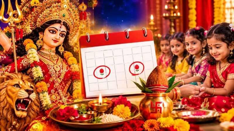 Navratri-2026-Ashtami-Navami-Kanya-Pujan-Dussehra-Date-Guide