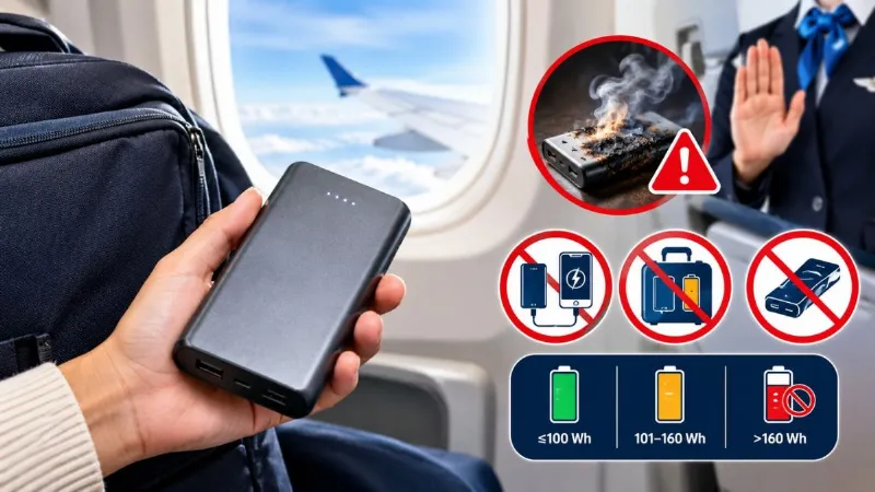Five Important Rules For Carrying Power Banks On Flights