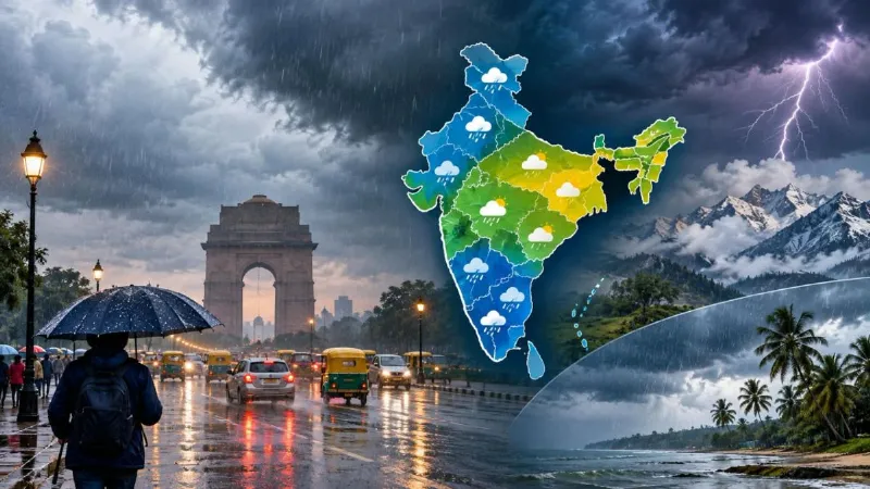 Kal Ka Mausam: दिल्ली-NCR में ठंडी हवाएं और बारिश! कल भी बिगड़ा रहेगा मौसम, इन राज्यों पर भी असर