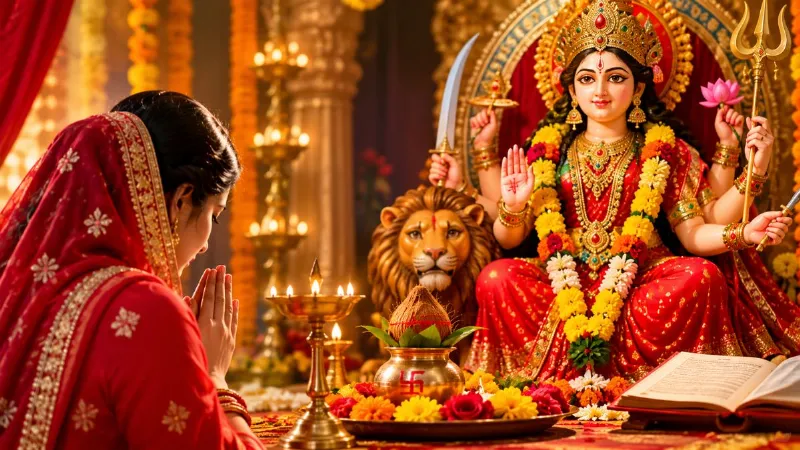 Navratri Kshama Stotram Lyrics Meaning And Path Benefits