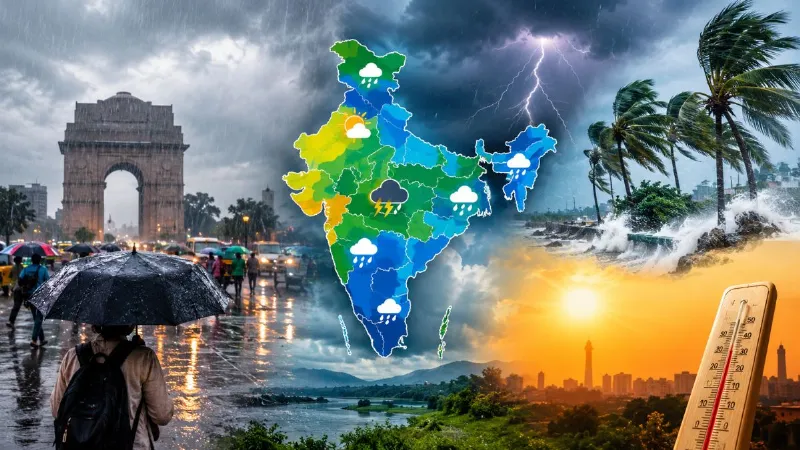 Kal Ka Mausam: तमिलनाडु से ओडिशा तक बरसेंगे बादल, 14 राज्यों में अलर्ट जारी; दिल्ली-UP में कैसा रहेगा मौसम?