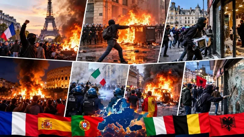 Why is Europe from France to Italy is burning Gen Z story behind the protests
