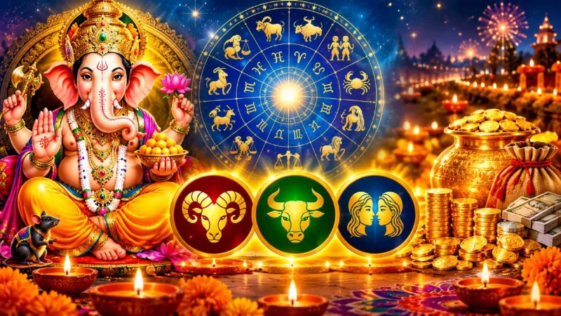 दिवाली से पहले 3 राशियों की लगेगी लॉटरी! गजकेसरी राजयोग पलट सकता है किस्मत, धन लाभ के बनेंगे योग