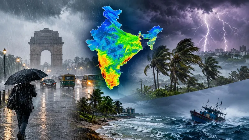 Kal Ka Mausam: दक्षिण भारत में भारी बारिश का अलर्ट, दिल्ली-NCR समेत कई राज्यों में गरजेंगे बादल